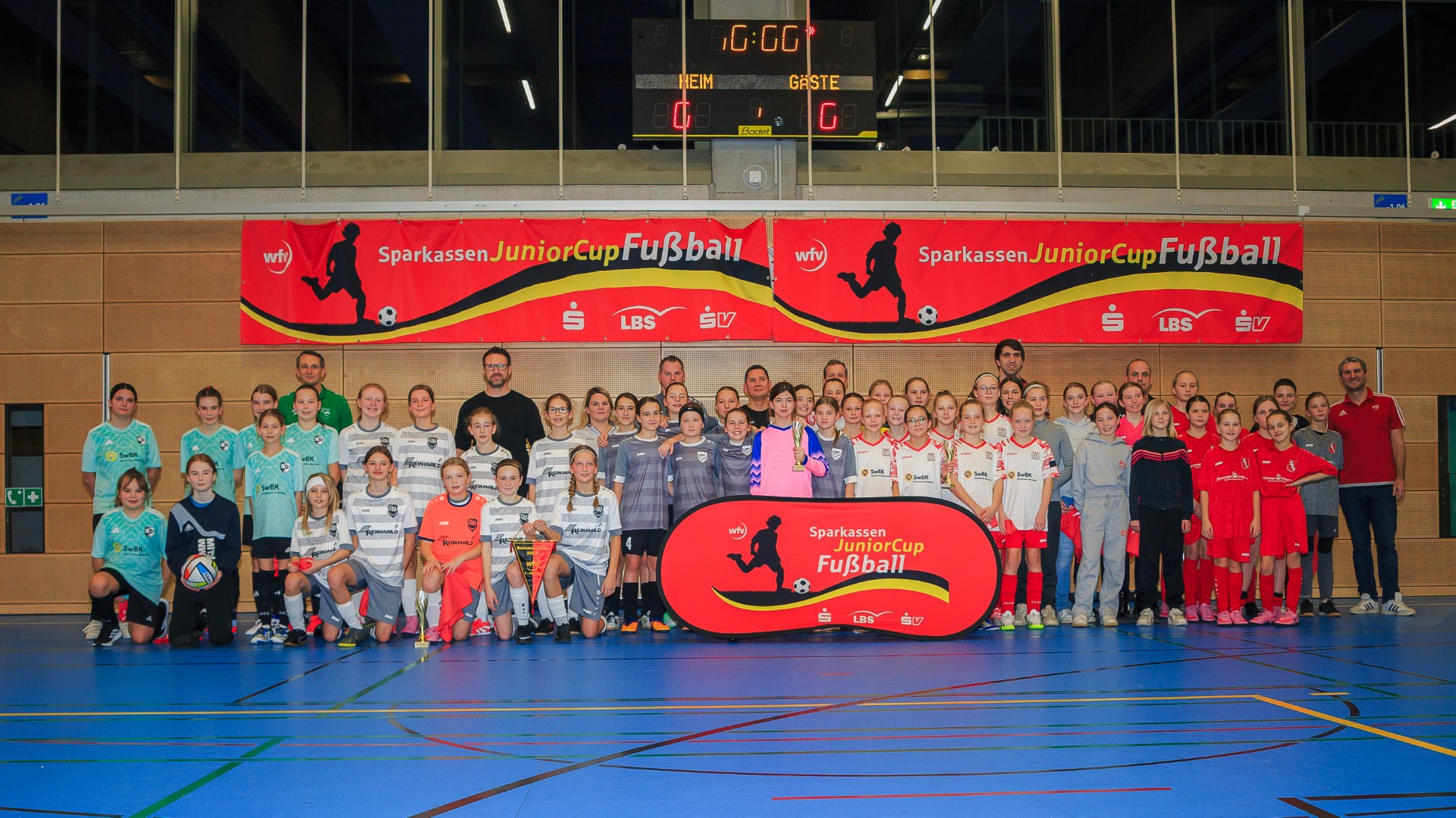 D Juniorinnen Siegerehrung